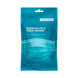 10 ct. Pack, Disposable 3-Ply Face Masks